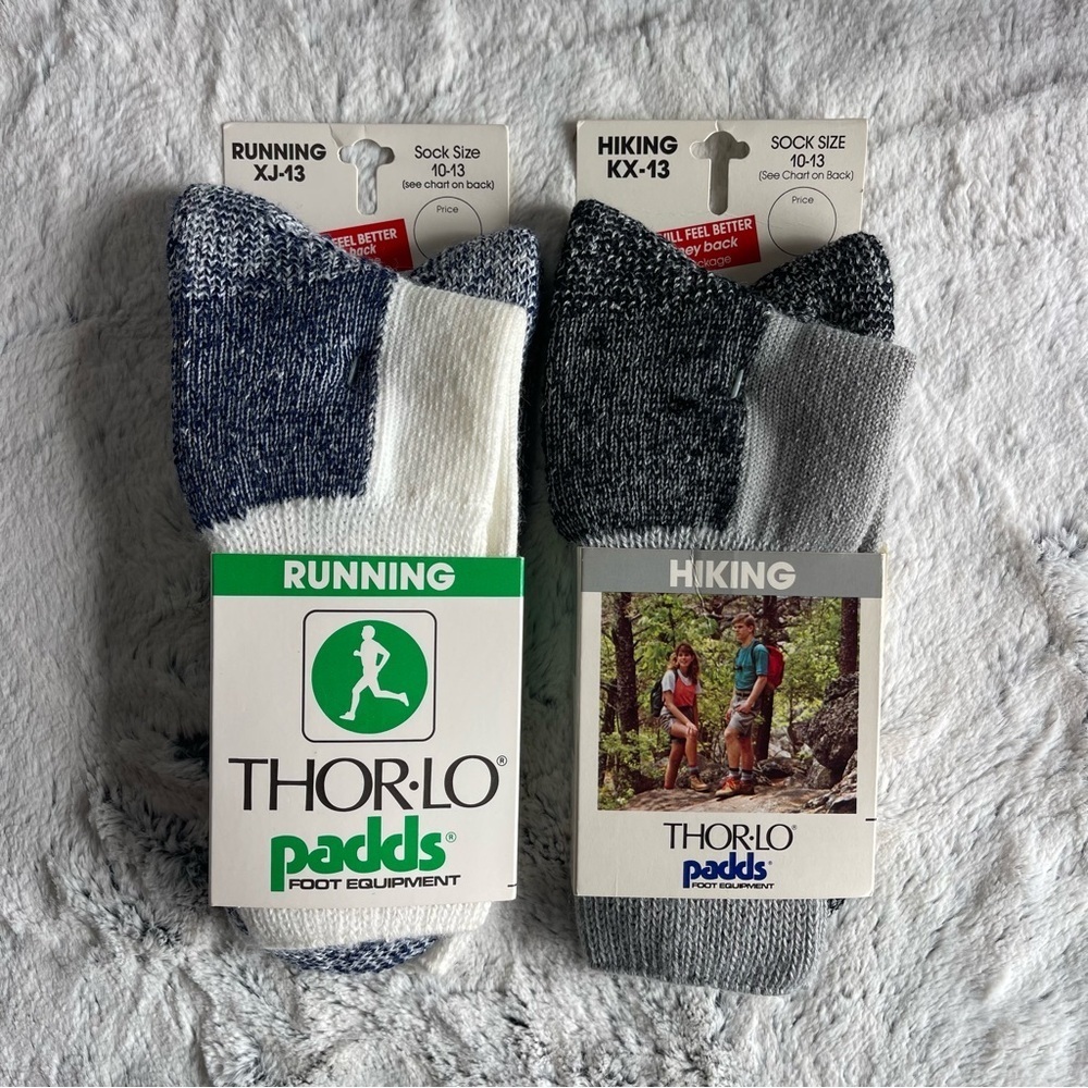 Vintage Thor.Lo Athletic Socks - Black, Gray, White
2 Pairs
